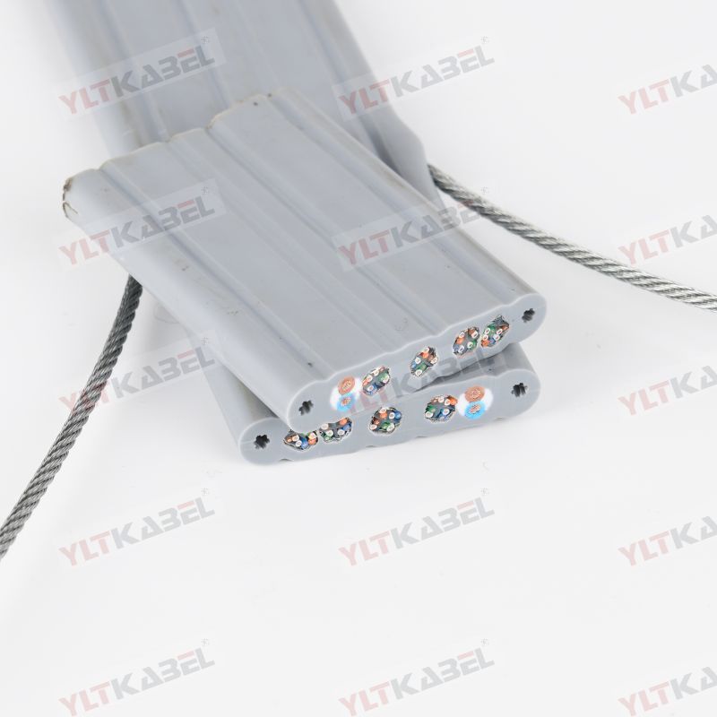 帶鋼絲隨行扁電纜